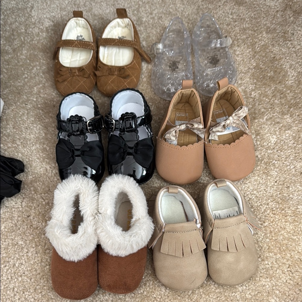 Assorted Baby Moccasins and Shoes
